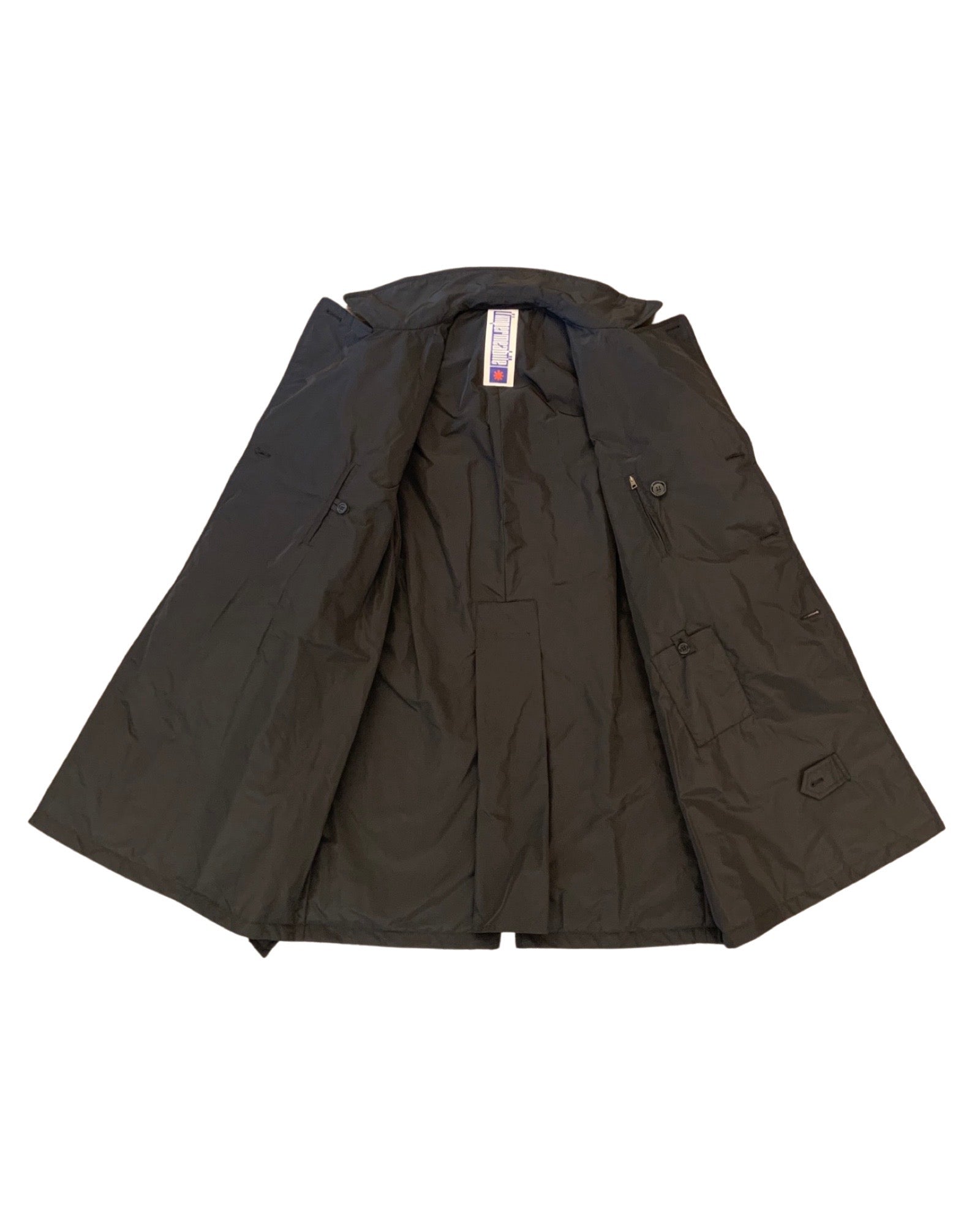 850.00 Trench Romano Black L'IMPERMEABILE Salvatore Schito