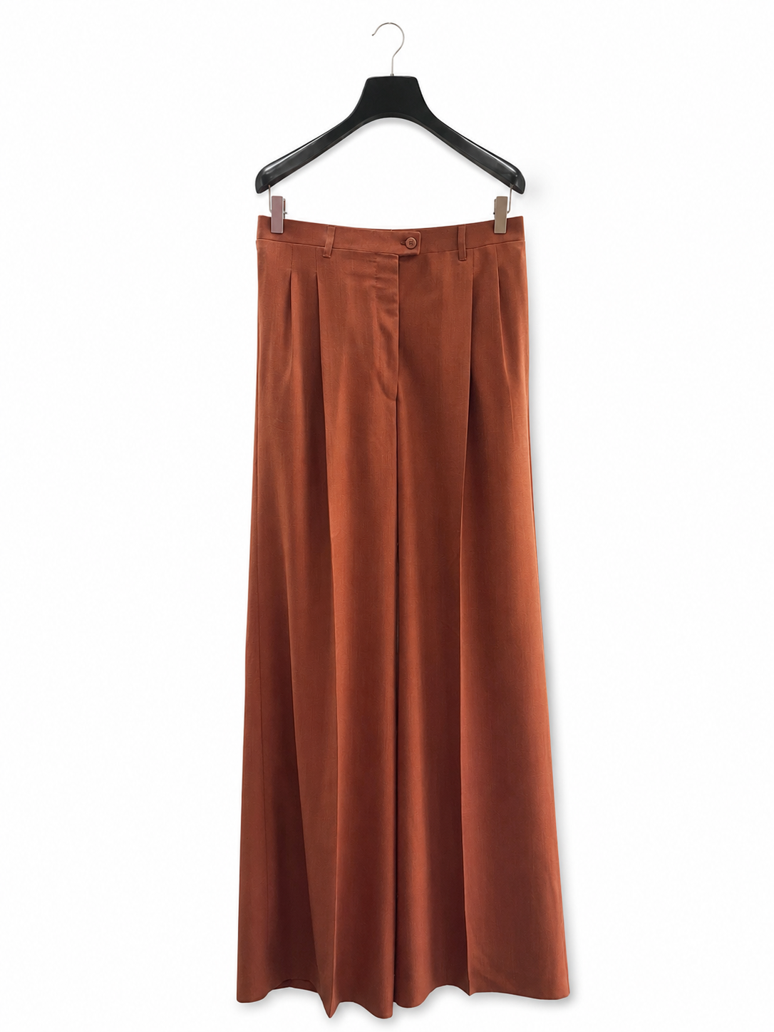 Salvatore Schito Herringbone Terracotta Tailored Suit