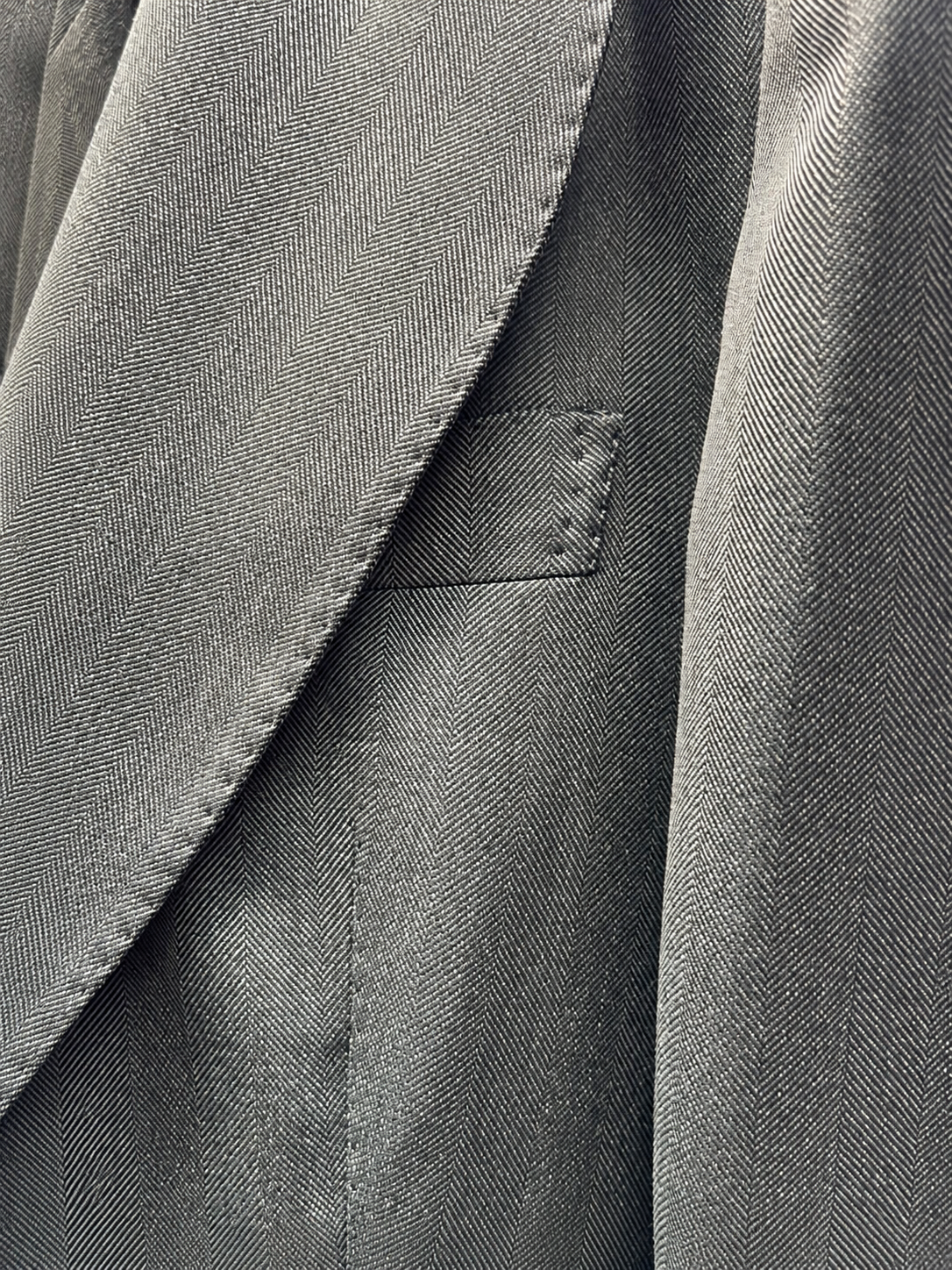 Salvatore Schito Herringbone Green Tailored Suit