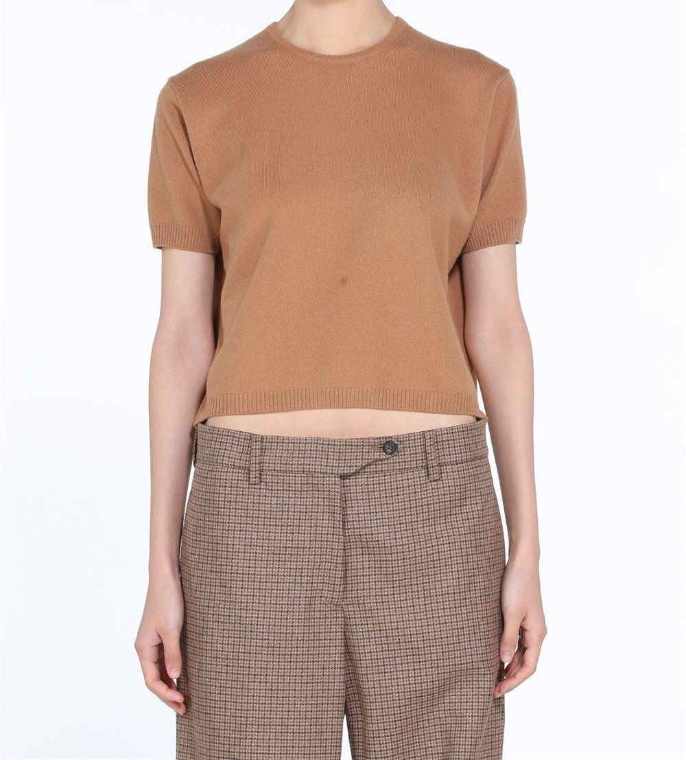 Knit Top Tan