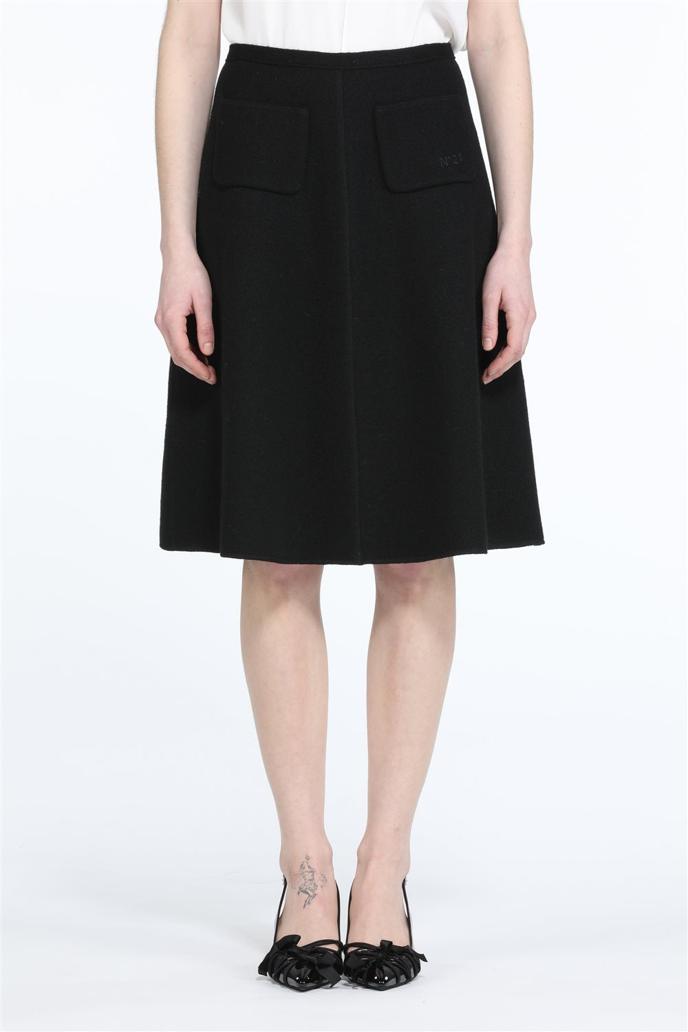 Skirt Knit Blk