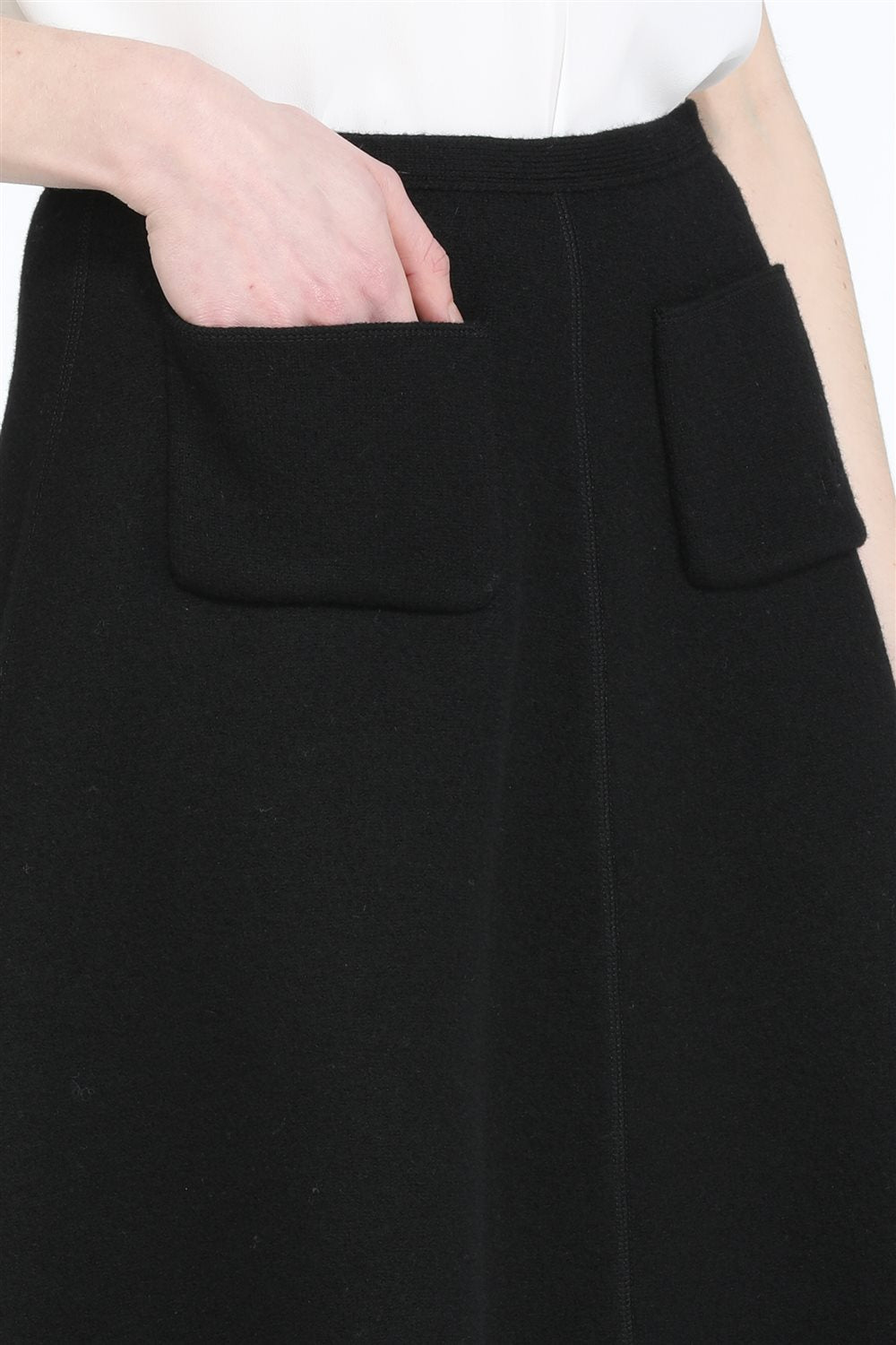 Skirt Knit Blk