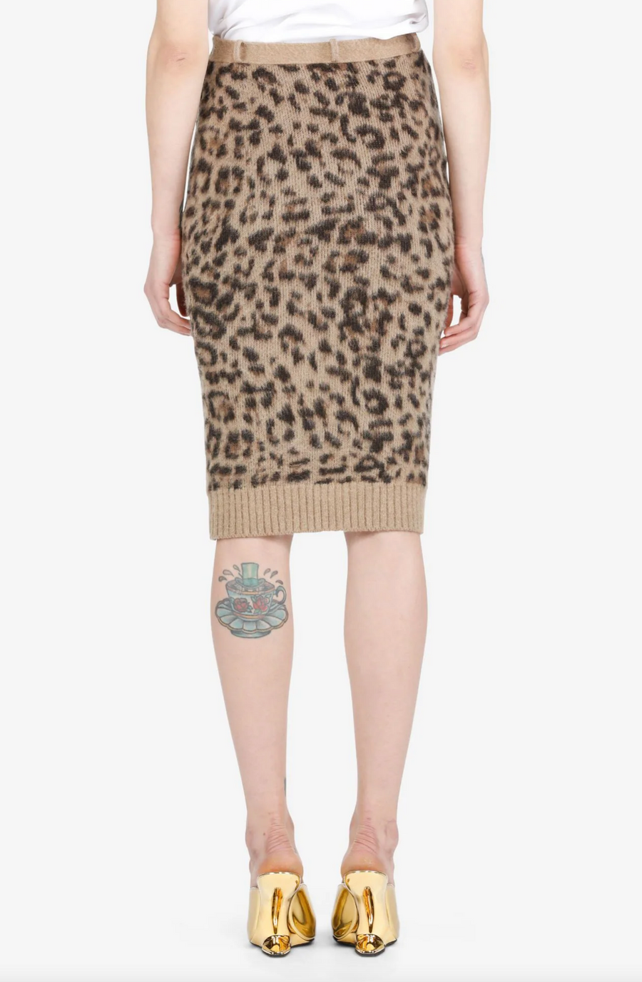 580.00 Skirt Leopard N°21 Salvatore Schito