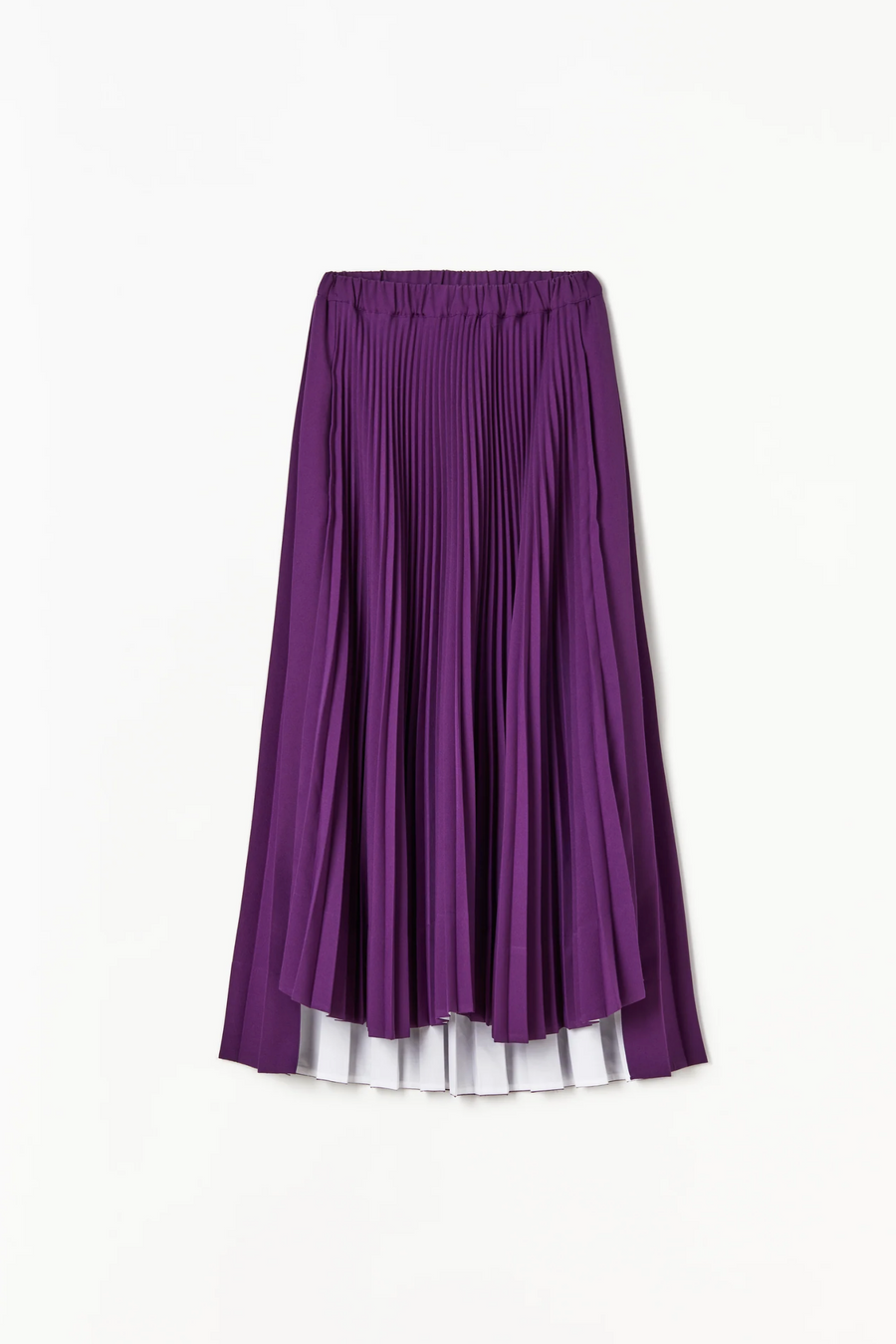1010.00 Skirt Pleated Purple PLAN C Salvatore Schito