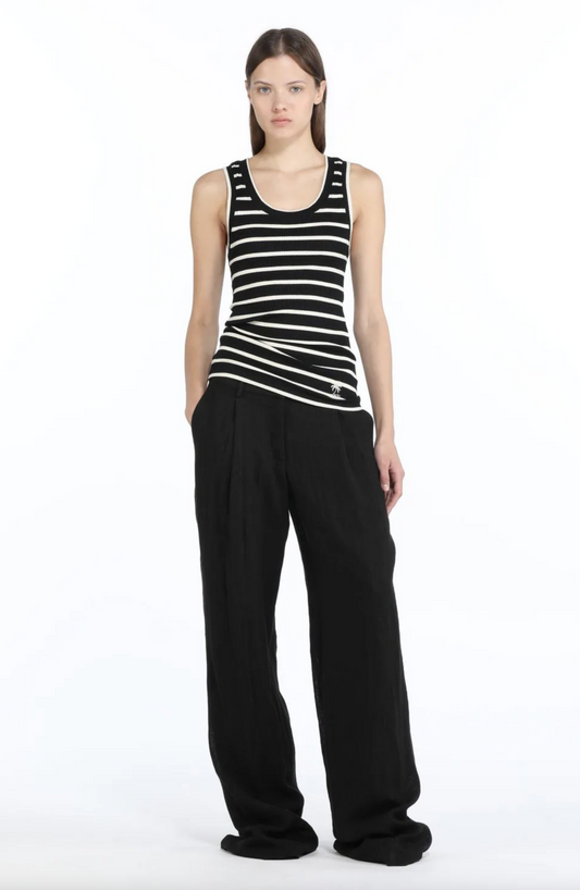Trouser Linen Black N°21 Salvatore Schito