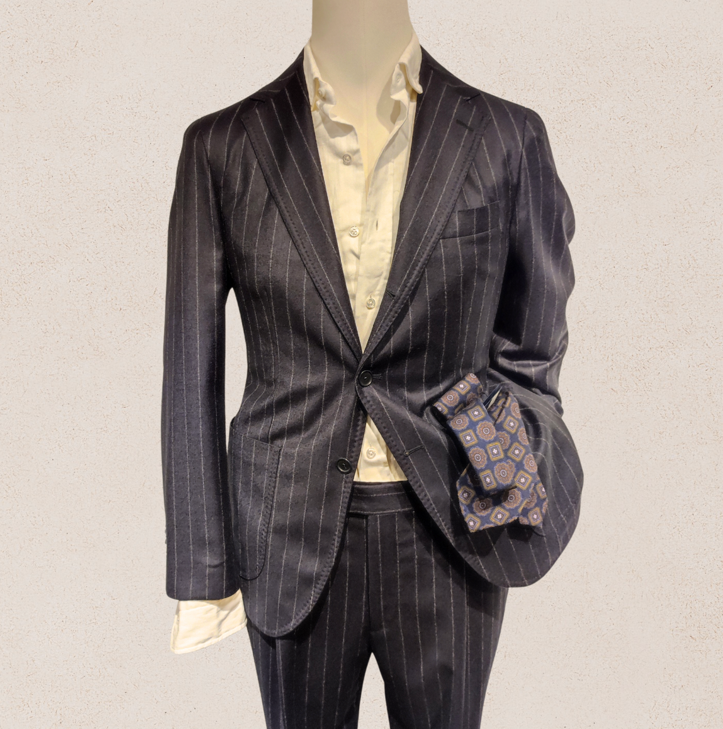 Suit Wool Stripped E.FORMICOLA Salvatore Schito