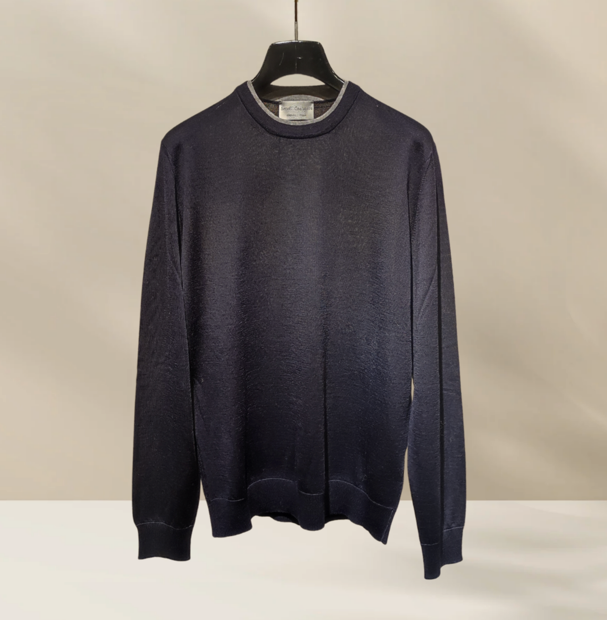 Jumper Merino Blu SETTEFILI Salvatore Schito