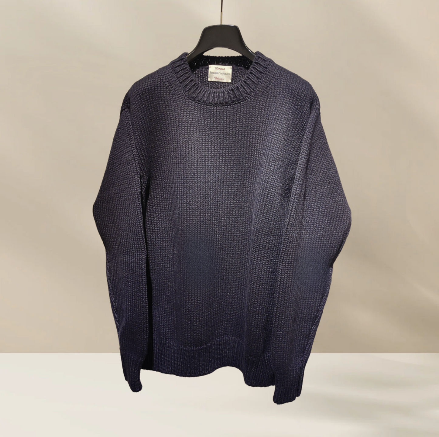 Handknit Cashmere Navy SETTEFILI Salvatore Schito