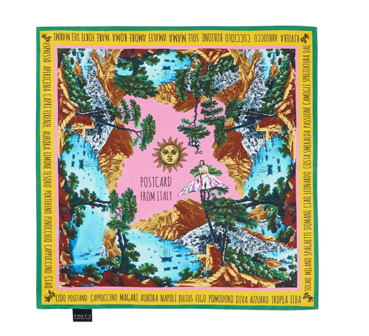 ITALY AMORE MIO SILK SQUARE SMALL