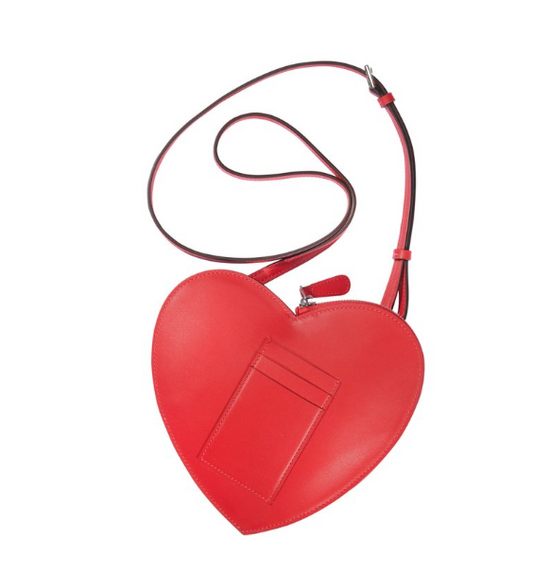 ZURICH LOVE HEART BAG RED