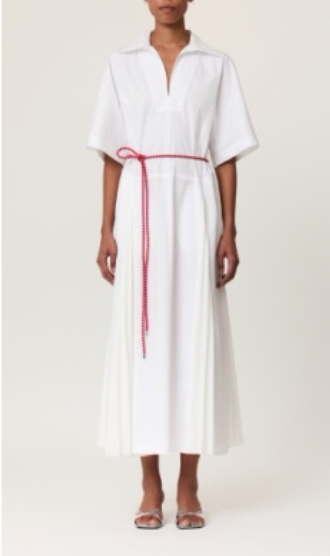 PLAN C PLEATED DRESS 099