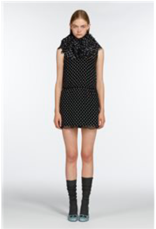 DRESS H071 POLKA SHORT