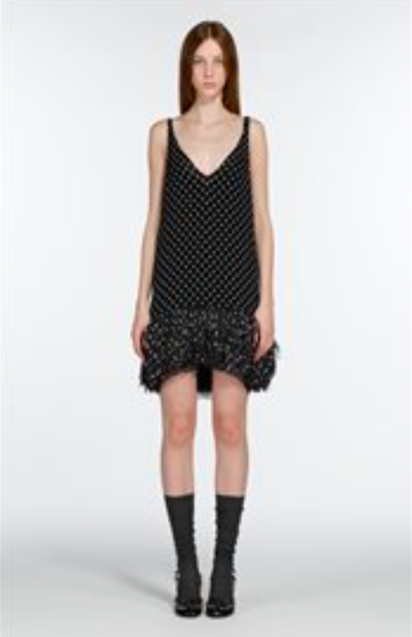 DRESS H082 POLKA SHORT