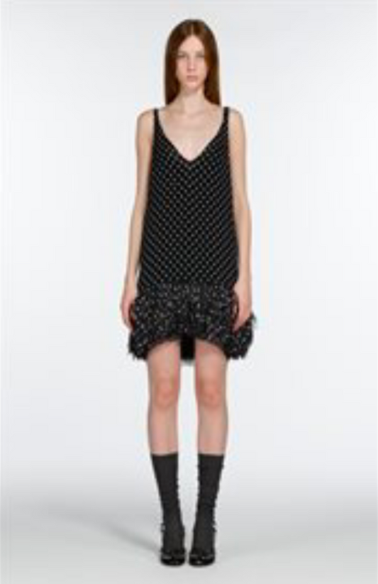 DRESS H082 POLKA SHORT