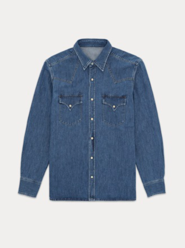DENIM  TEXAN SHIRT