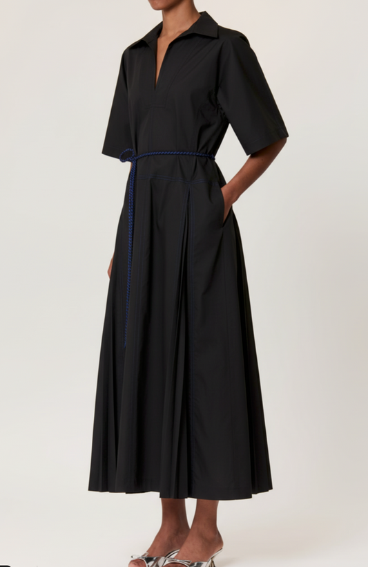 PLAN C PLEATED DRESS 099