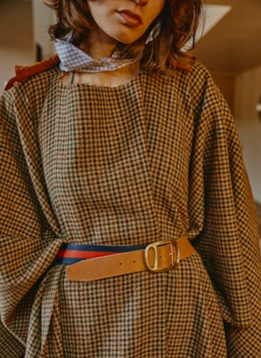 Maison Jejia Belt Camel Leather