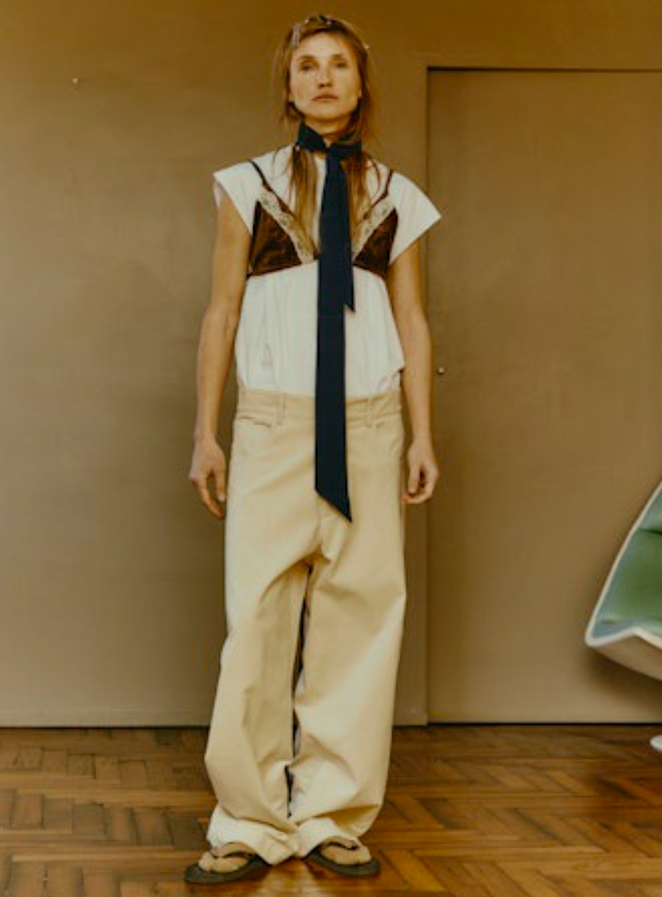 Maison Jejia Gigi Trouser Cream