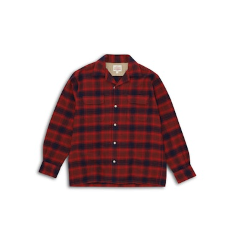 Fortela NTEX Texan Check Shirt Red Navy