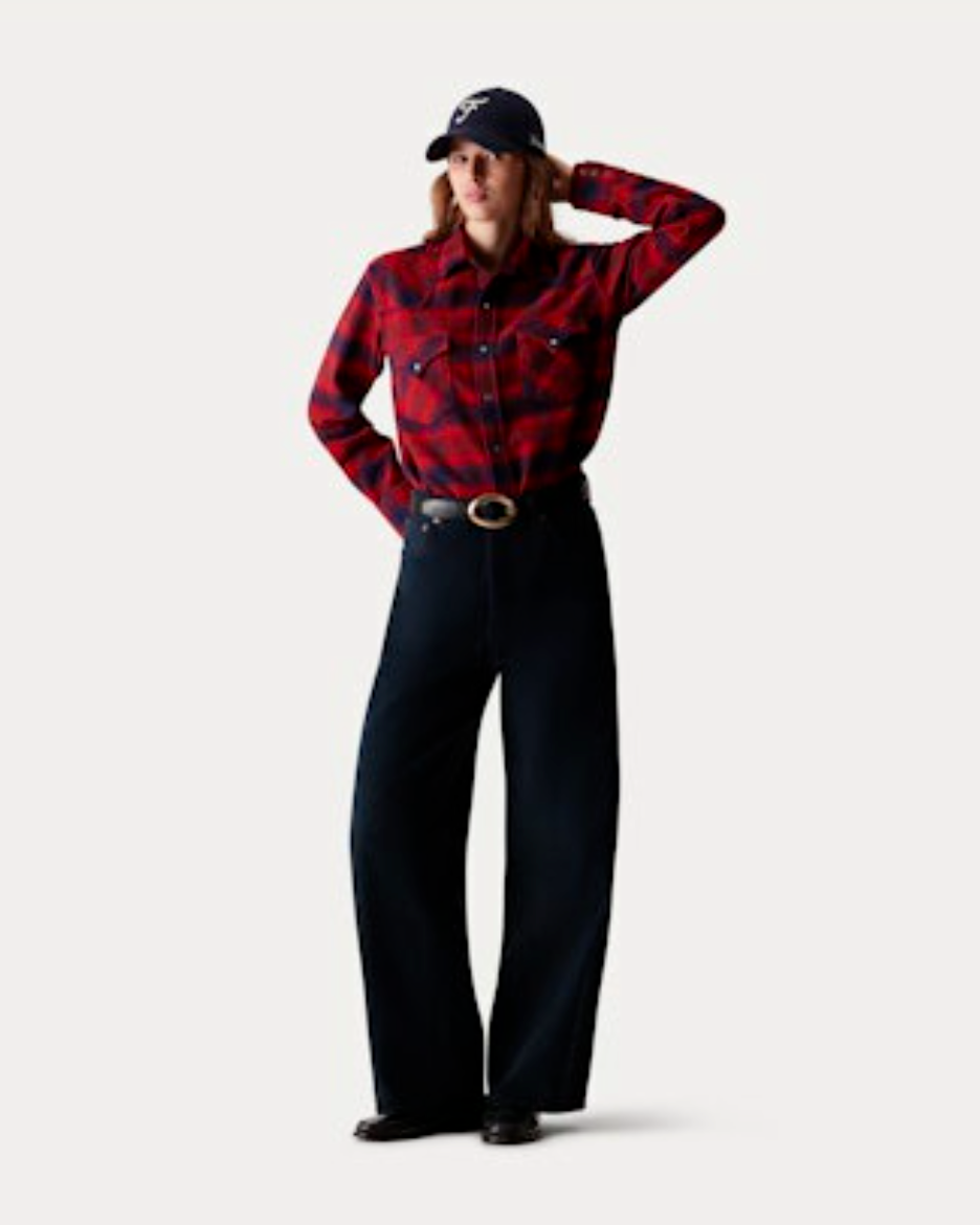 Fortela NTEX Texan Check Shirt Red Navy