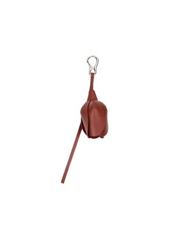 LEATHER TULIP CHARM
