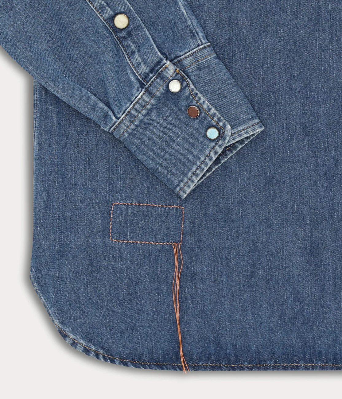Fortela Denim Western Shirt