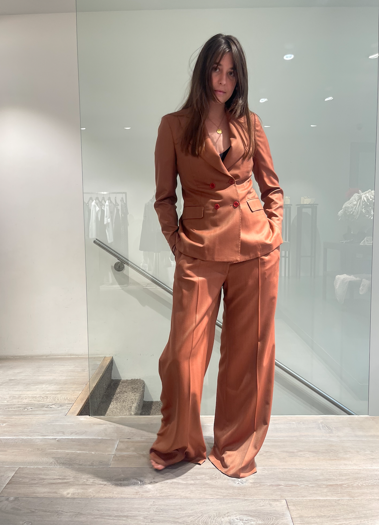Salvatore Schito Suit Terracotta