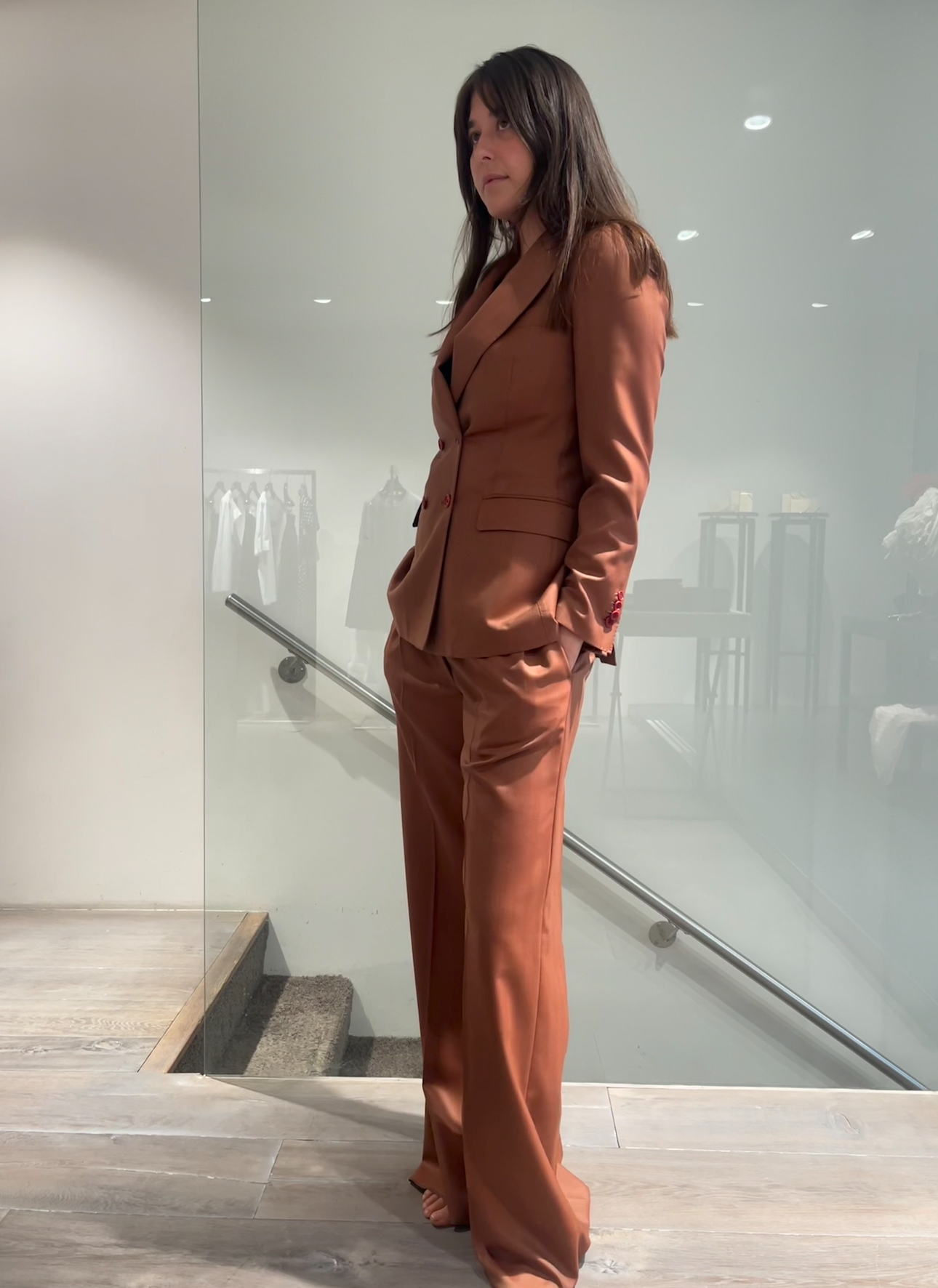 Salvatore Schito Suit Terracotta