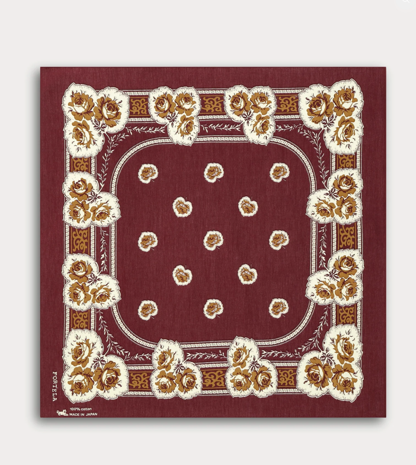 Fortela Bandana Printed Bordeaux