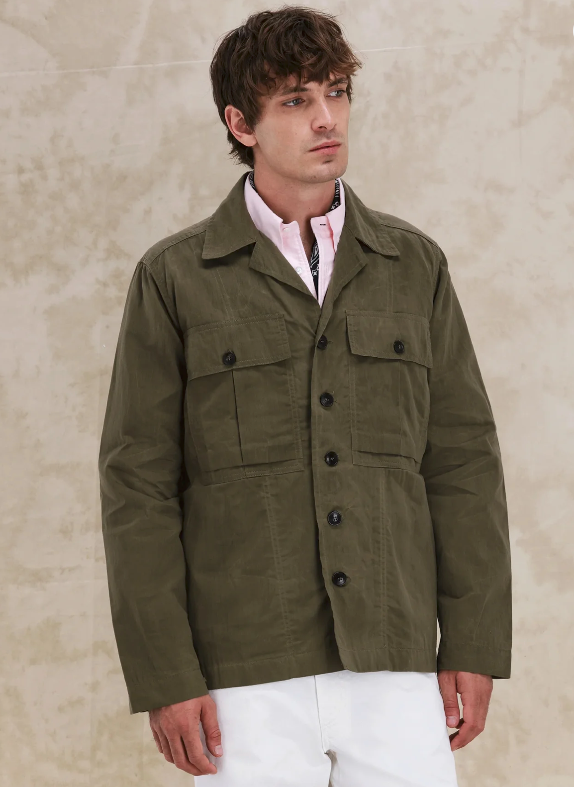 Fortela Solomon Waxed Overshirt