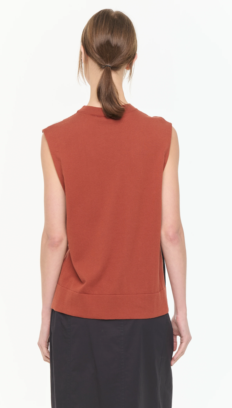 Plan C Floral Knit Vest