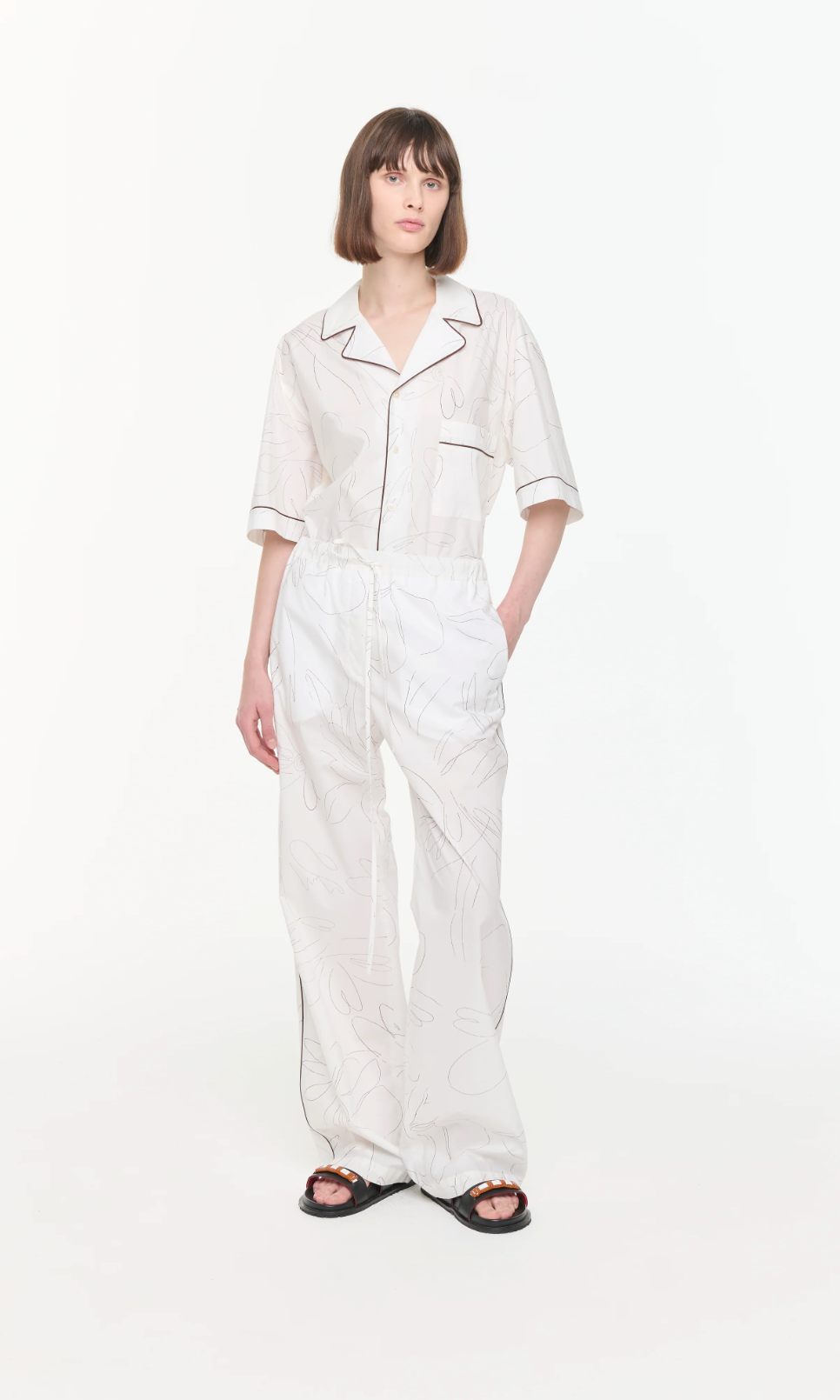 Plan C Floral Pyjama Trousers