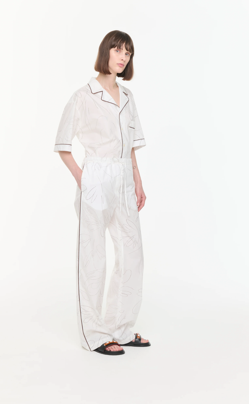 Plan C Floral Pyjama Trousers