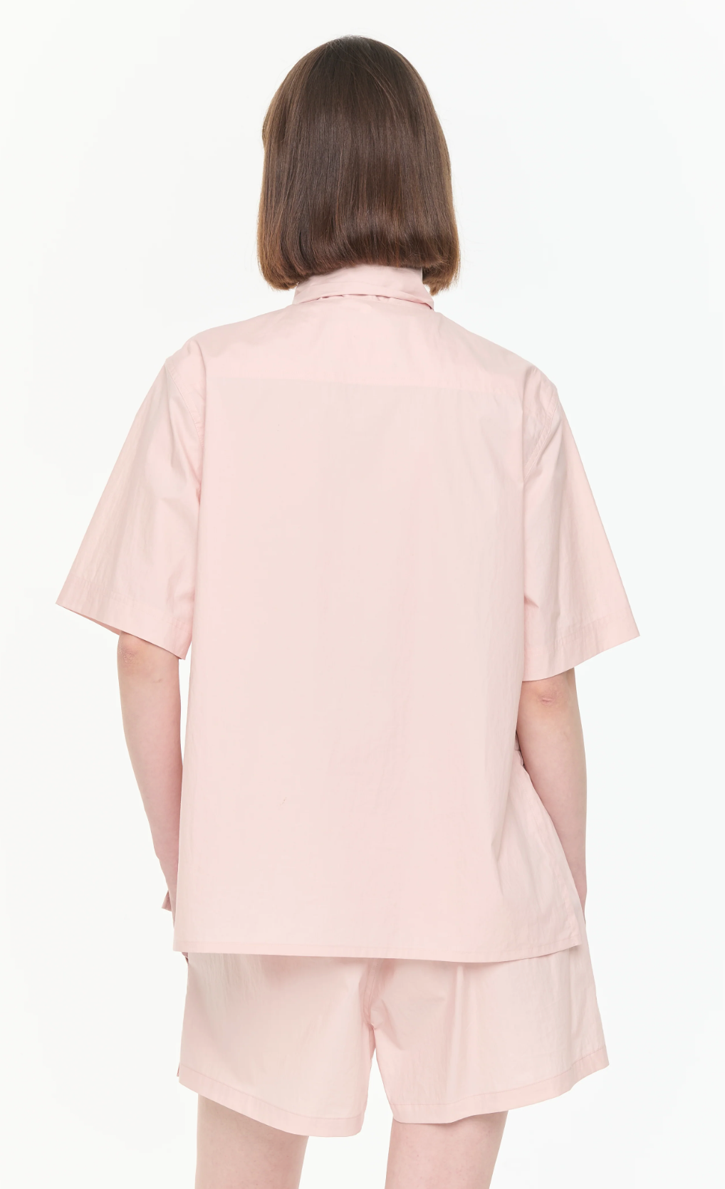 Plan C Rose Scarf Collar Shirt