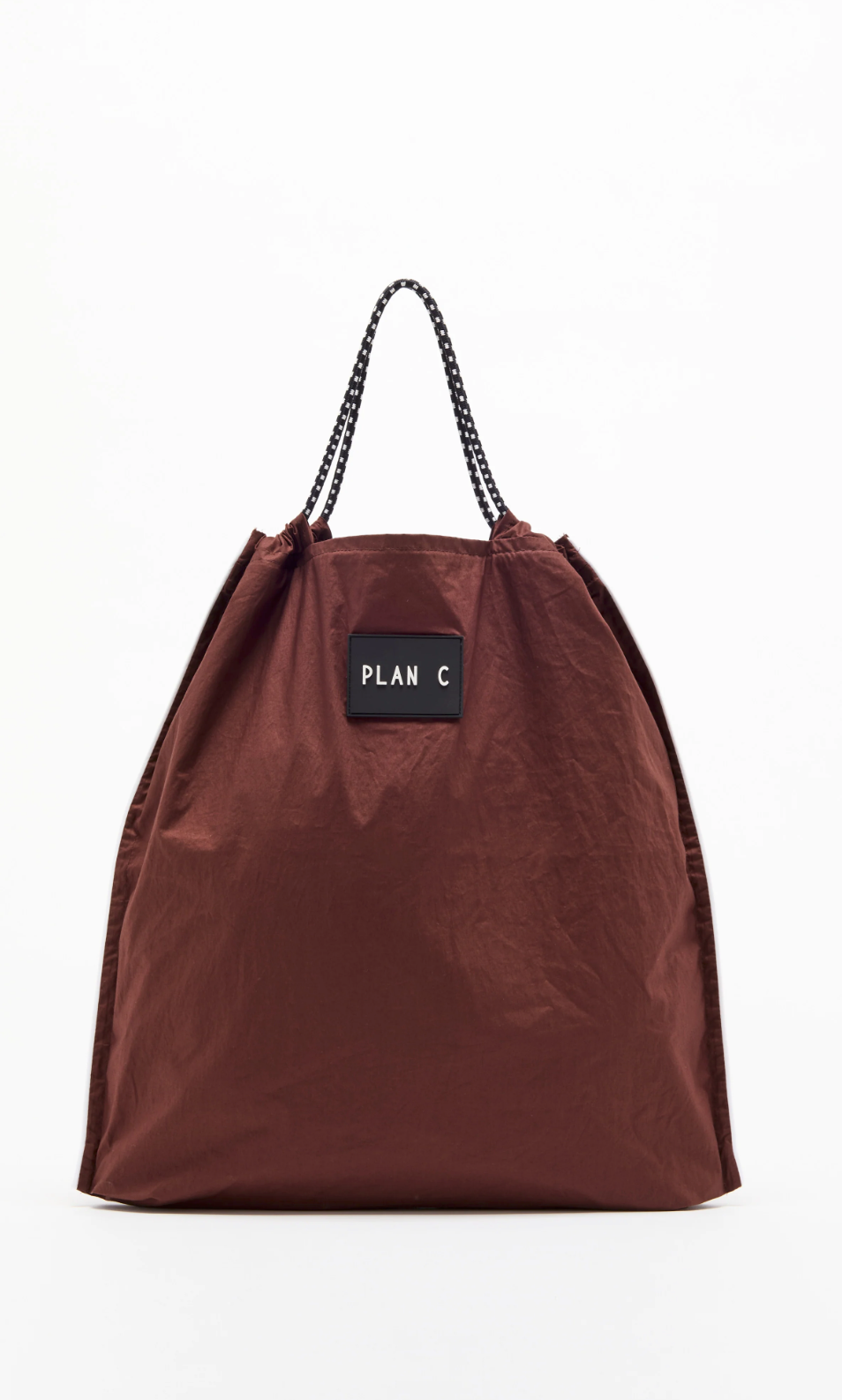 Plan C Brown Shopping Bag