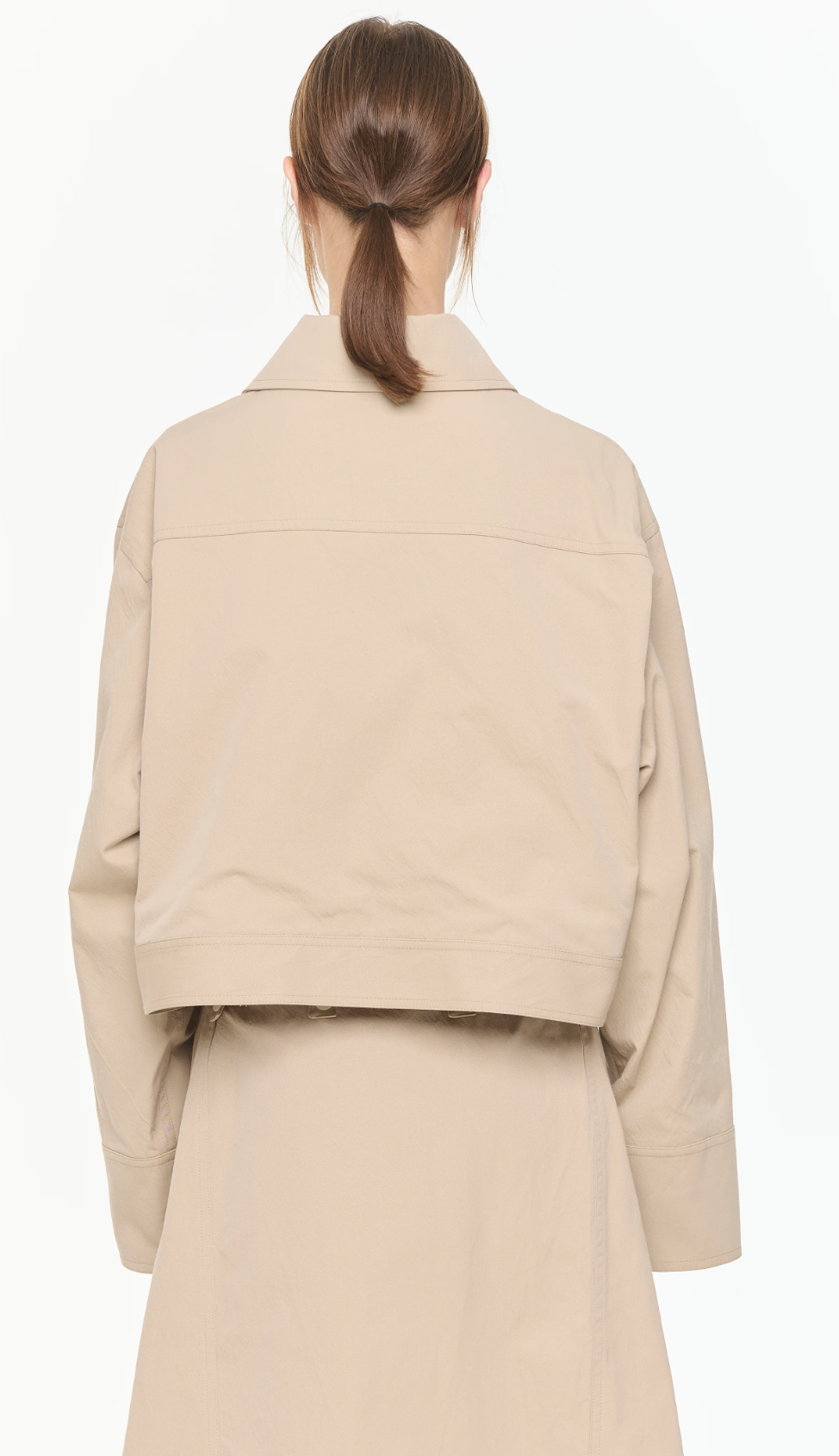 Plan C Boxy Beige Jacket