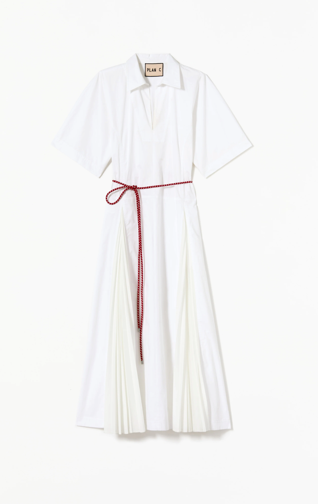 PLAN C PLEATED DRESS 01