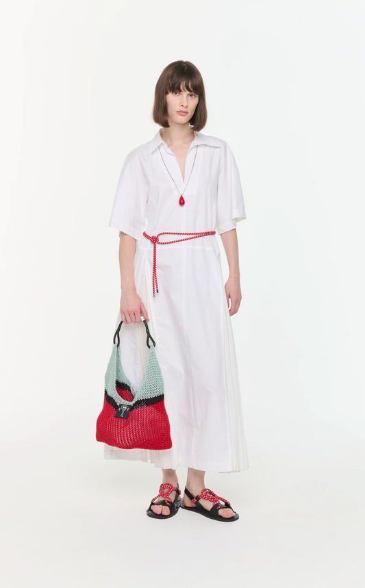 PLAN C PLEATED DRESS 01