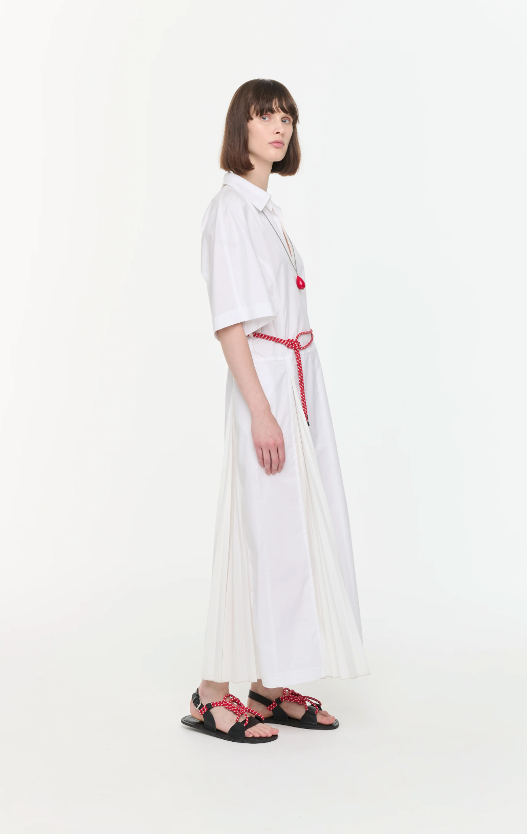 PLAN C PLEATED DRESS 01