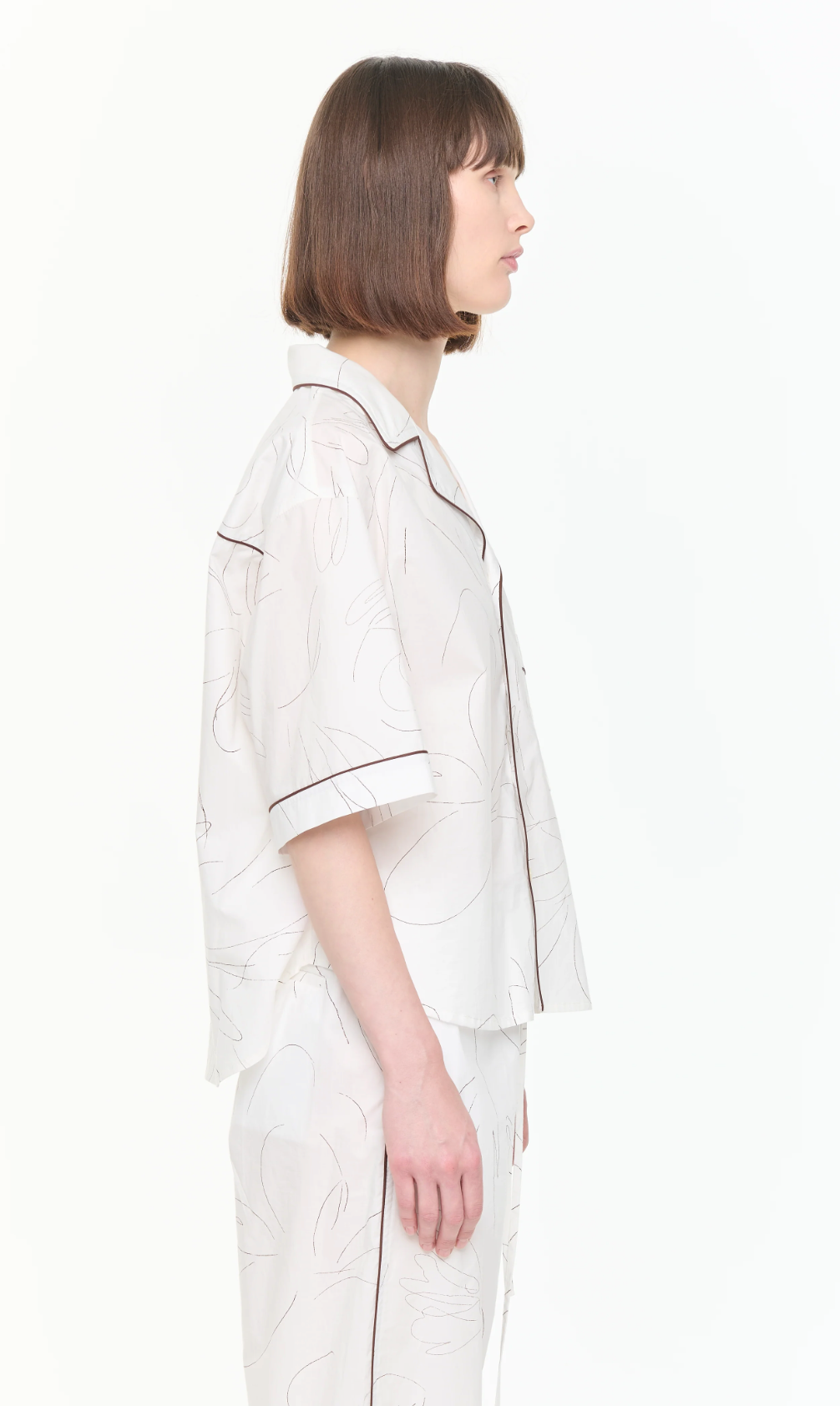 Plan C Floral Pyjama Shirt