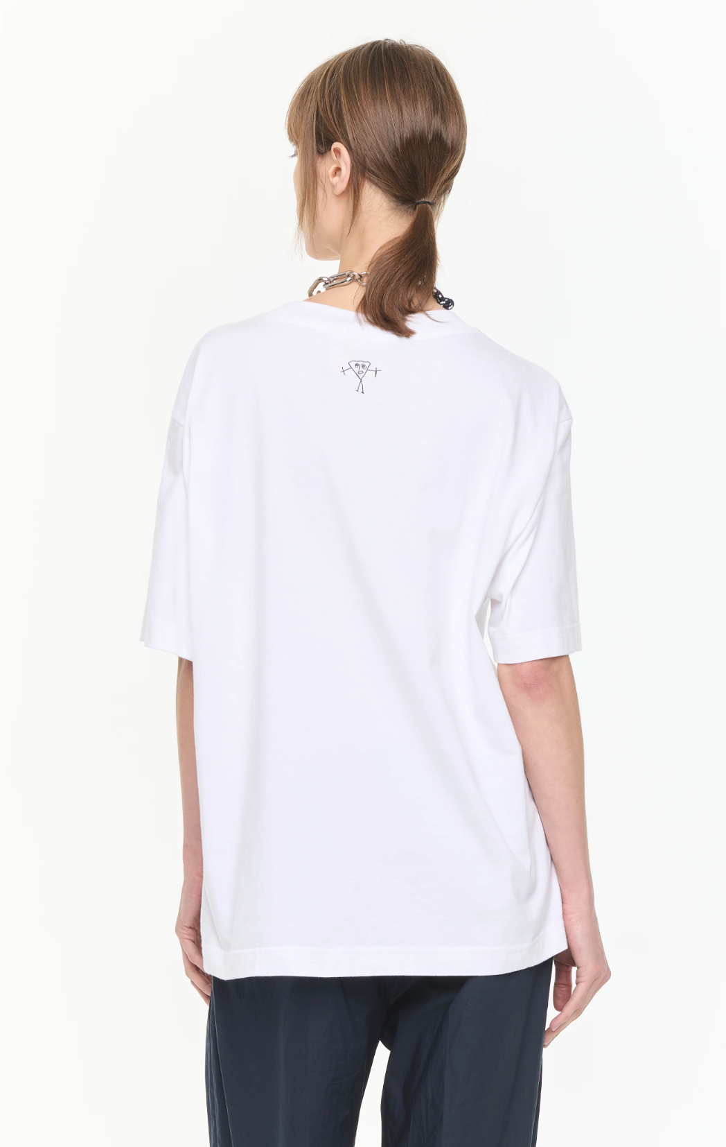 Plan C White Graphic T-Shirt