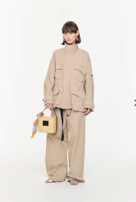 Plan C Beige Field Jacket
