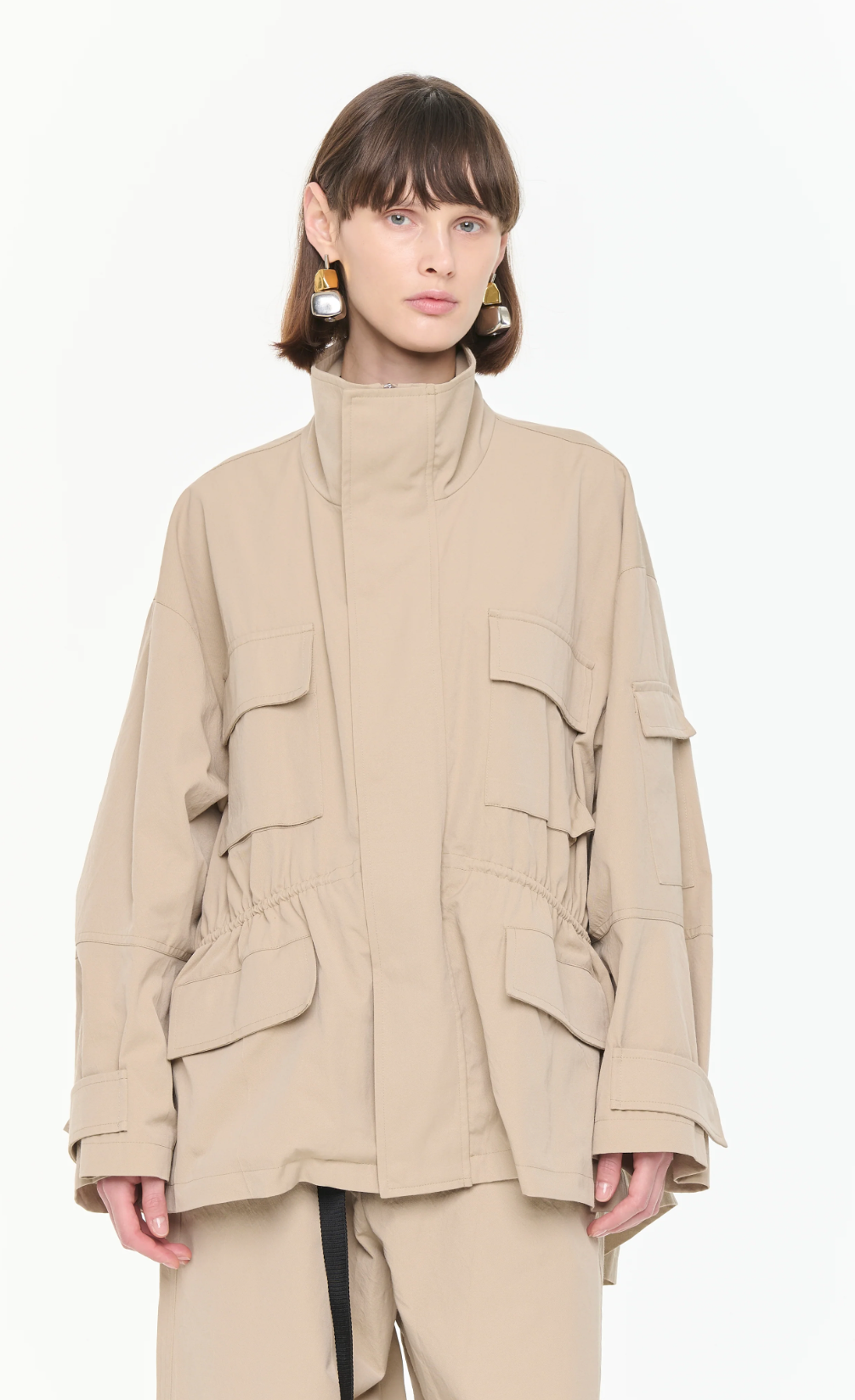 Plan C Beige Field Jacket