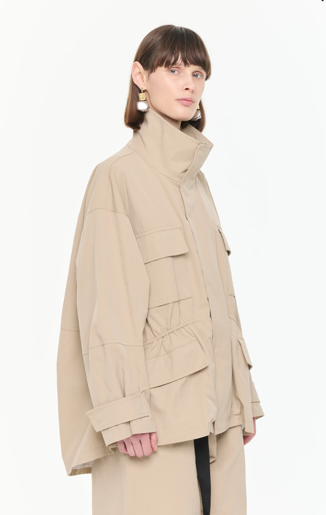 Plan C Beige Field Jacket