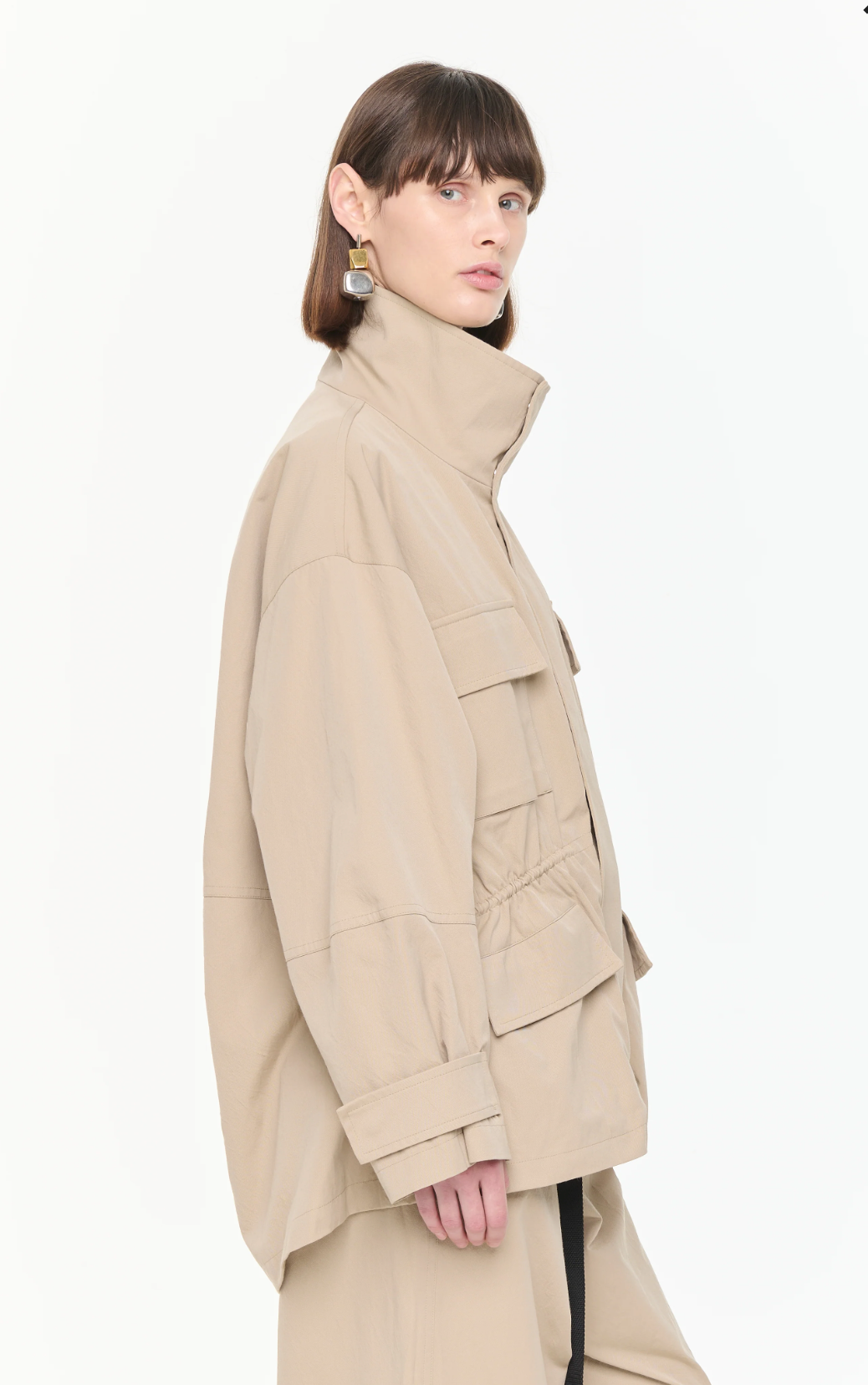 Plan C Beige Field Jacket