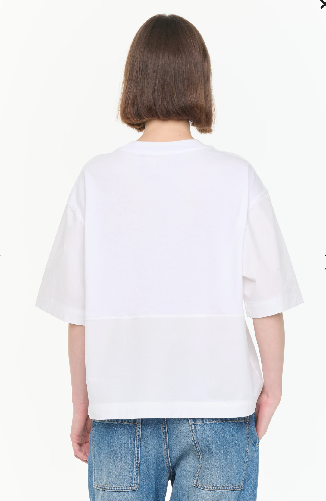 Plan C White T-Shirt with Pocket