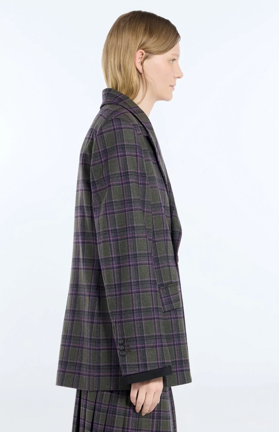N21 Checked Double Breasted Blazer