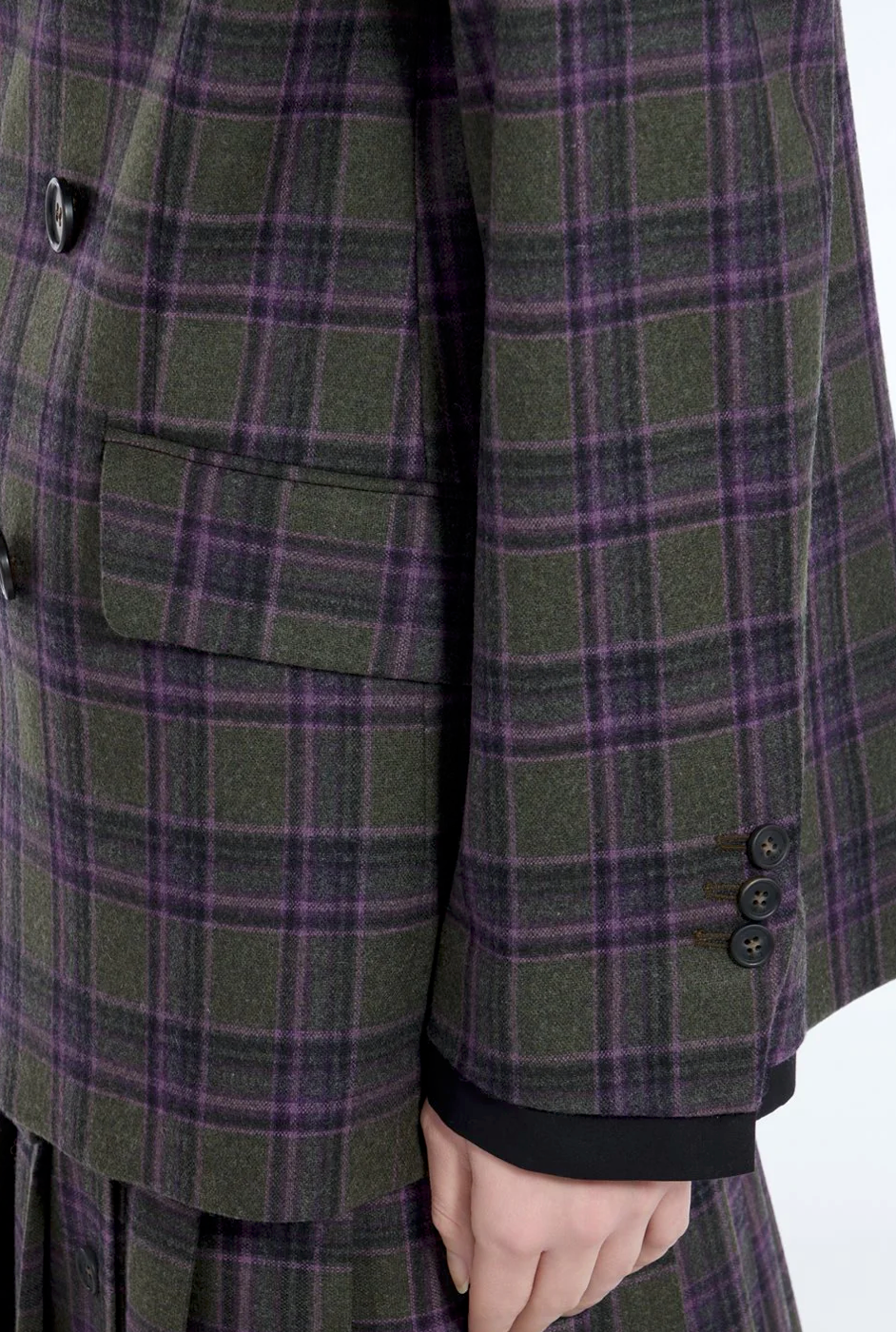 N21 Checked Double Breasted Blazer