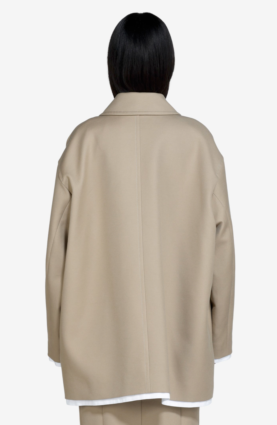 N°21 Double Breasted Beige Caban