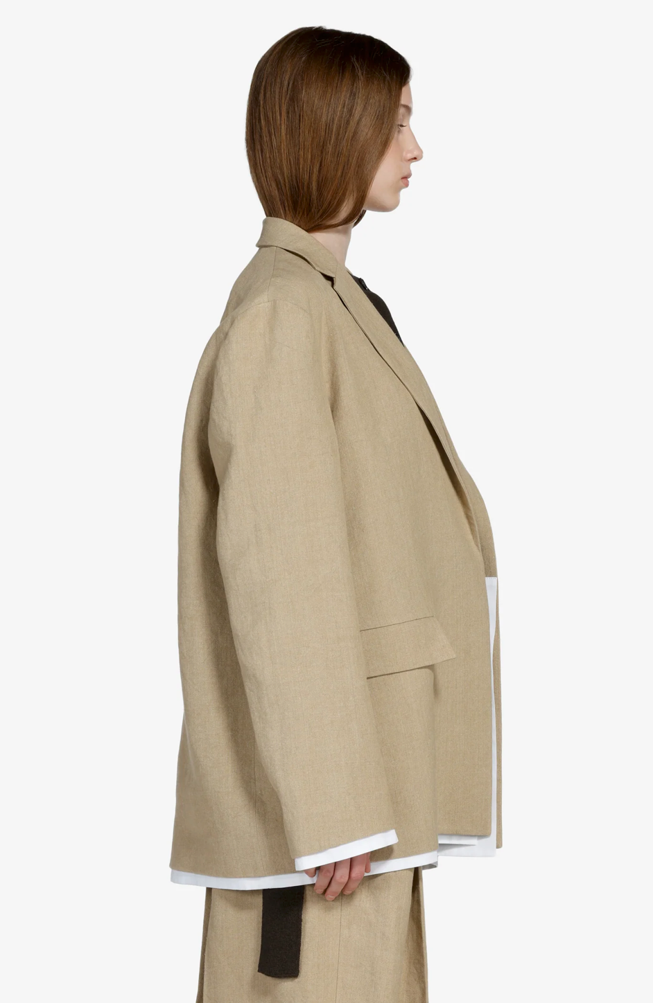 N°21 Oversized Beige Blazer
